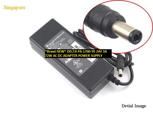 *Brand NEW* PA-1700-95 DELTA 24V 3A 72W AC DC ADAPTER POWER SUPPLY